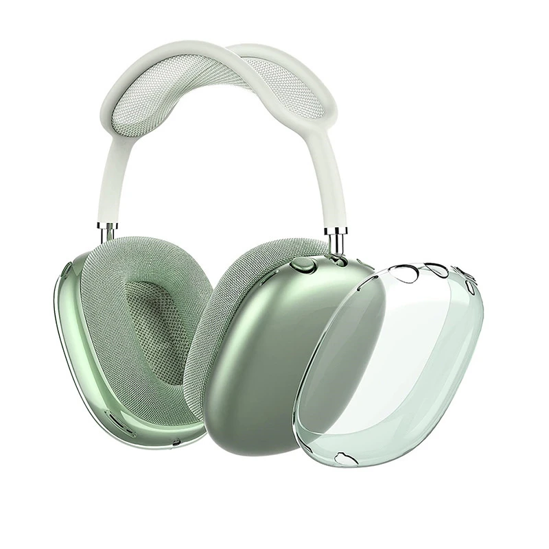 OEM Custom Soft TPU Protective Cover for Apple for Airpods Max Headphones Transparent Anti Yellowing Material Bulk Order
