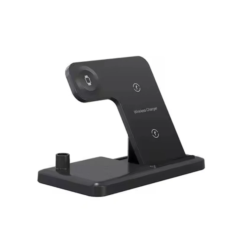 OEM Factory 4 in 1 Wireless Charging Station Foldable Magnetic Wireless Charger Dock Magsafe Charger Phone and Watch for iPhone Samsung Custom Factory China
