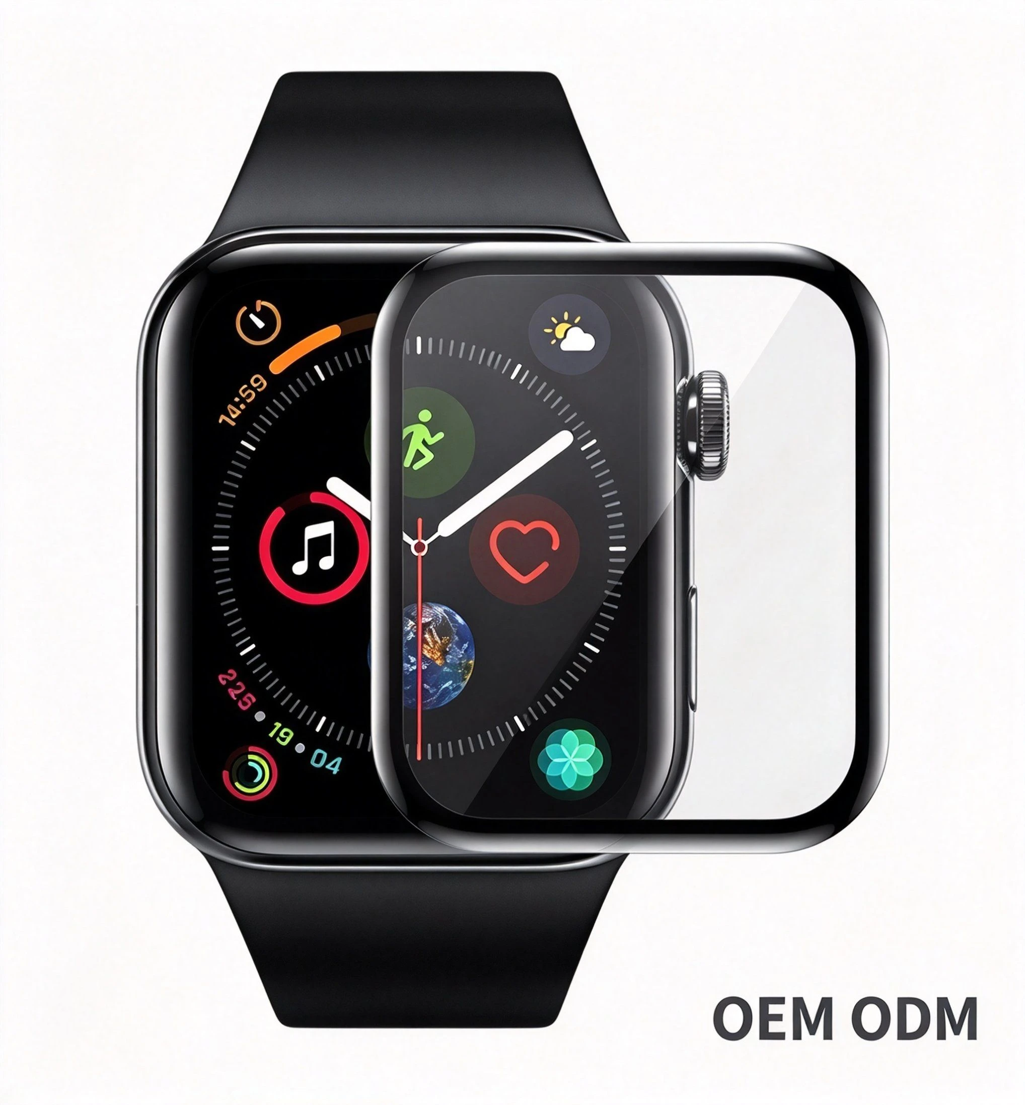 OEM ODM Apple Watch Series 10 9 8 Tempered Glass Screen Protector