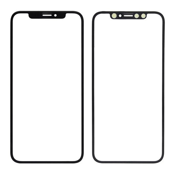 Oca Front Screen Touch LCD Display Outer Glass Metal Frame for Iphon X Xs Max Xr 11 PRO 12 13 Mini PRO Glass