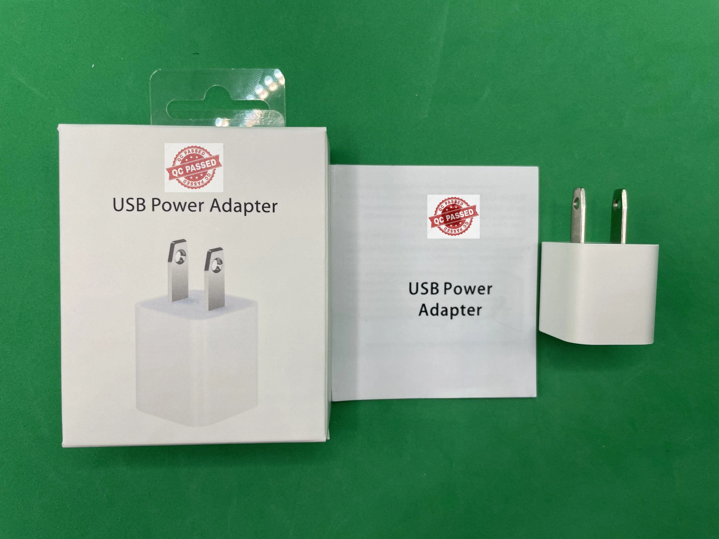 Original OEM Quality 5W Fast Charger Adapter USB Single Port 3 Pin Plug UK Us Au EU Mobile Phone Charger for Apple iPhone