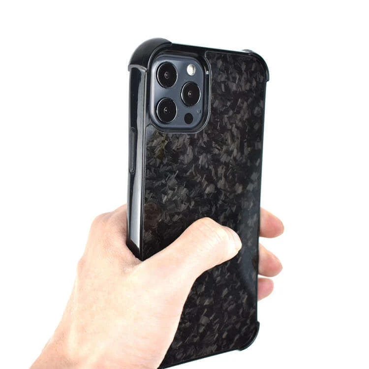 PC Mobile Phone Case TPU Forged Carbon Fiber Phone Case for iPhone 12 PRO