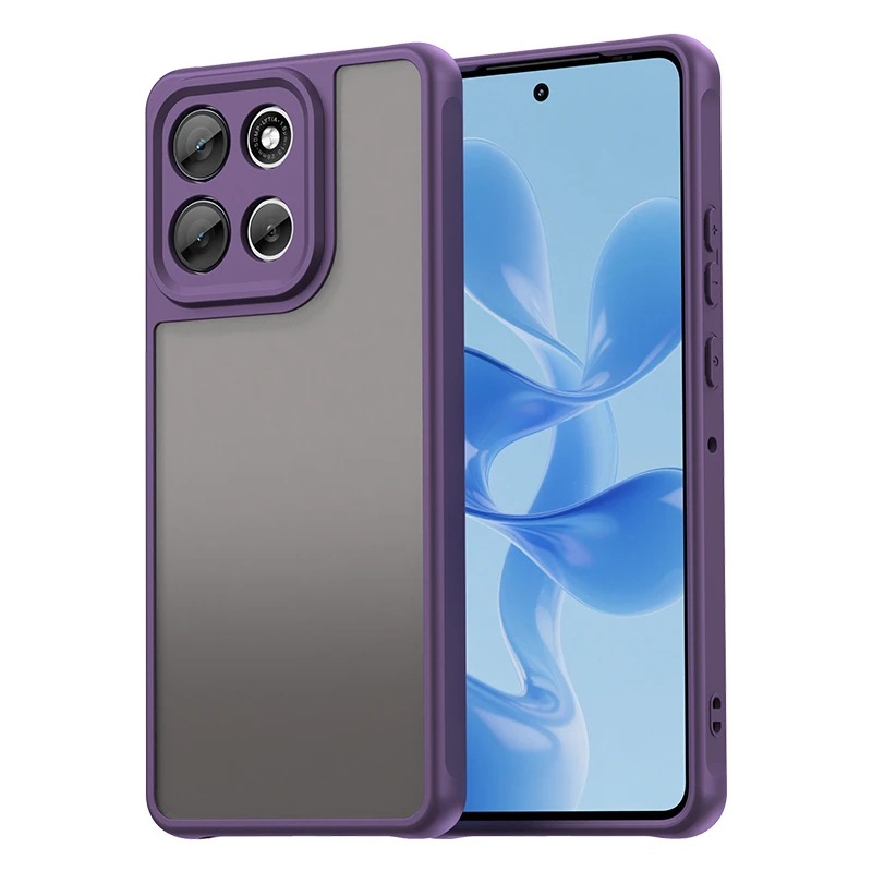 Phone Case Manufacturer Wholesale Matte Translucnet Brushed Phone Case for Moto G100 PRO