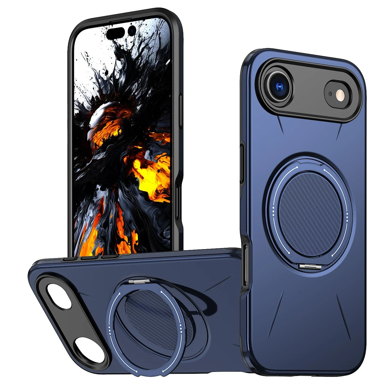 Phone Cover with Magnetic Magsafe, Superior Protection Cover, Anti-Scratch, Yellow Resistant, Classic Design Phone Cover for iPhone 17 Air