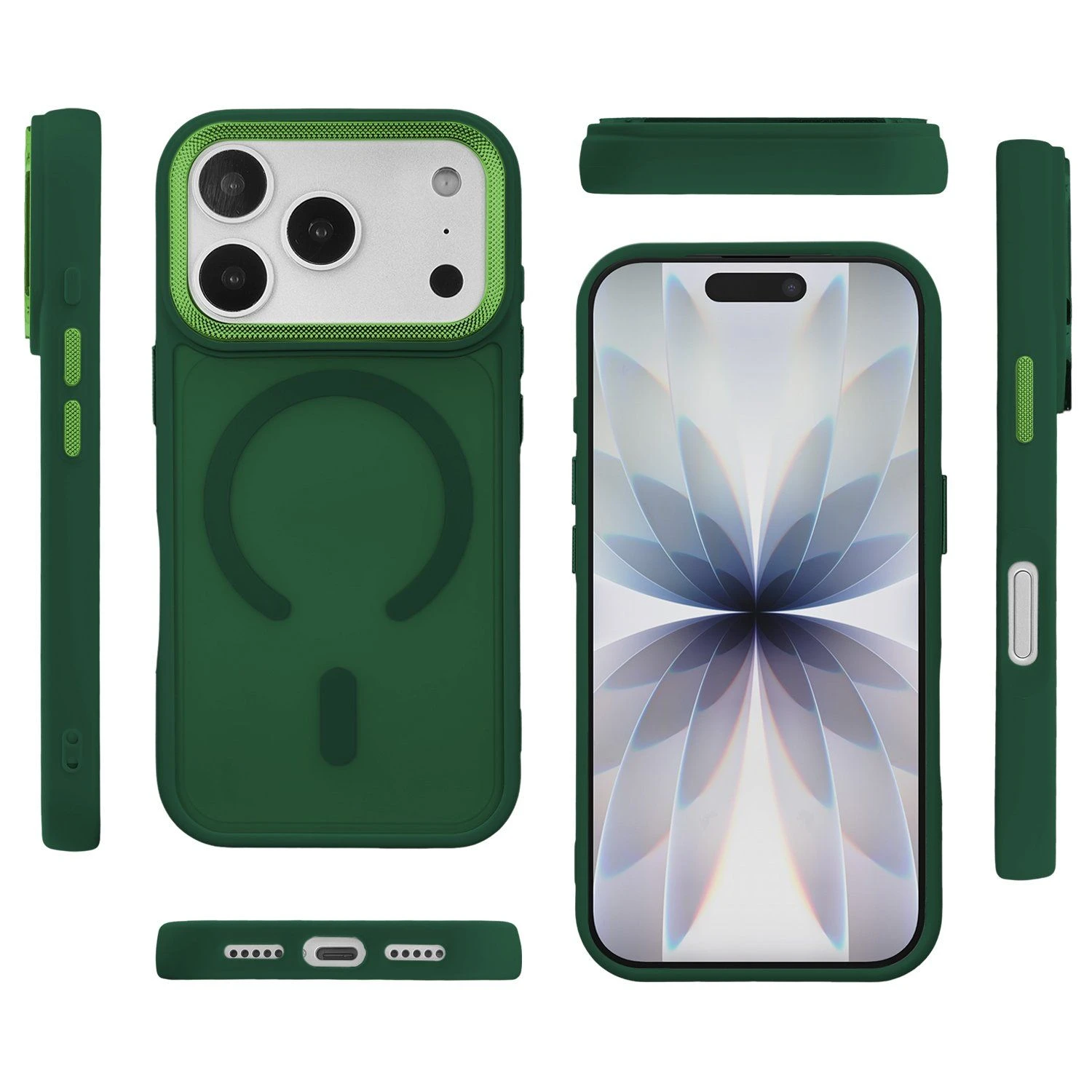 Phone Cover with Magnetic Magsafe, Superior Protection Cover, Anti-Scratch, Yellow Resistant, Classic Design Phone Cover for iPhone 17 PRO/Promax