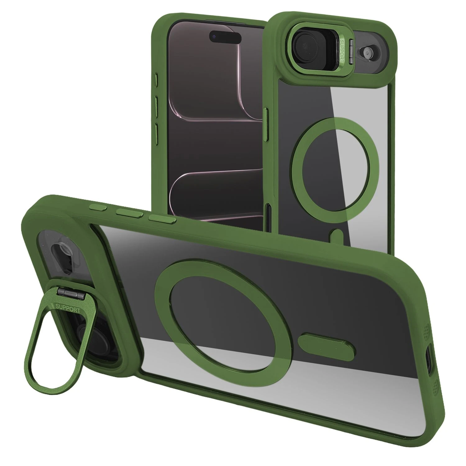Phone Cover with Magnetic Magsafe, Superior Protection Cover Classic Design Phone Cover for iPhone 17 Air with Camera Protector