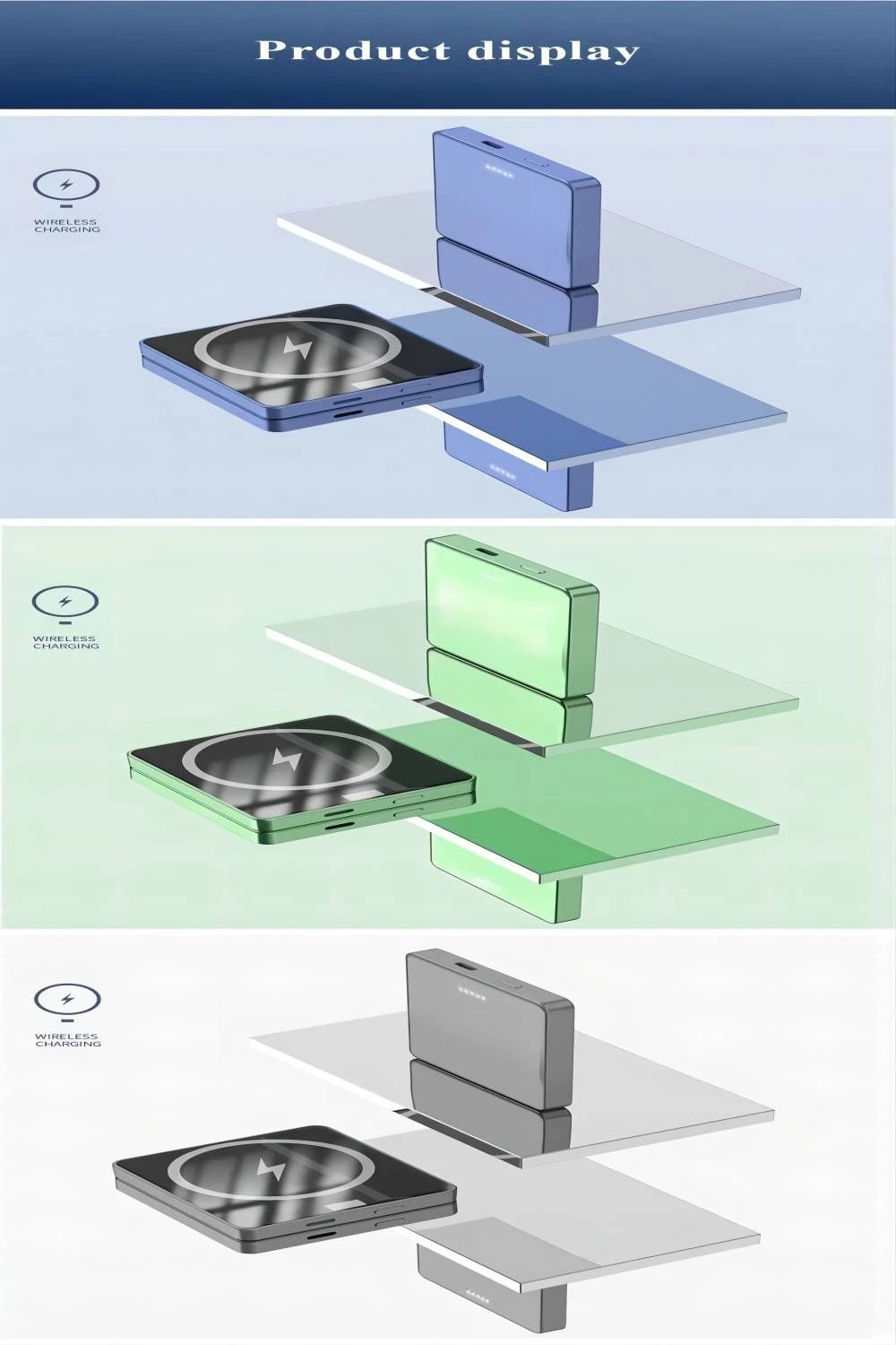 Pocket Design Mini Portable Power Bank 15W Mobile Phone Charger 10, 000 mAh Magnetic Wireless Battery Pack for iPhone 12 13