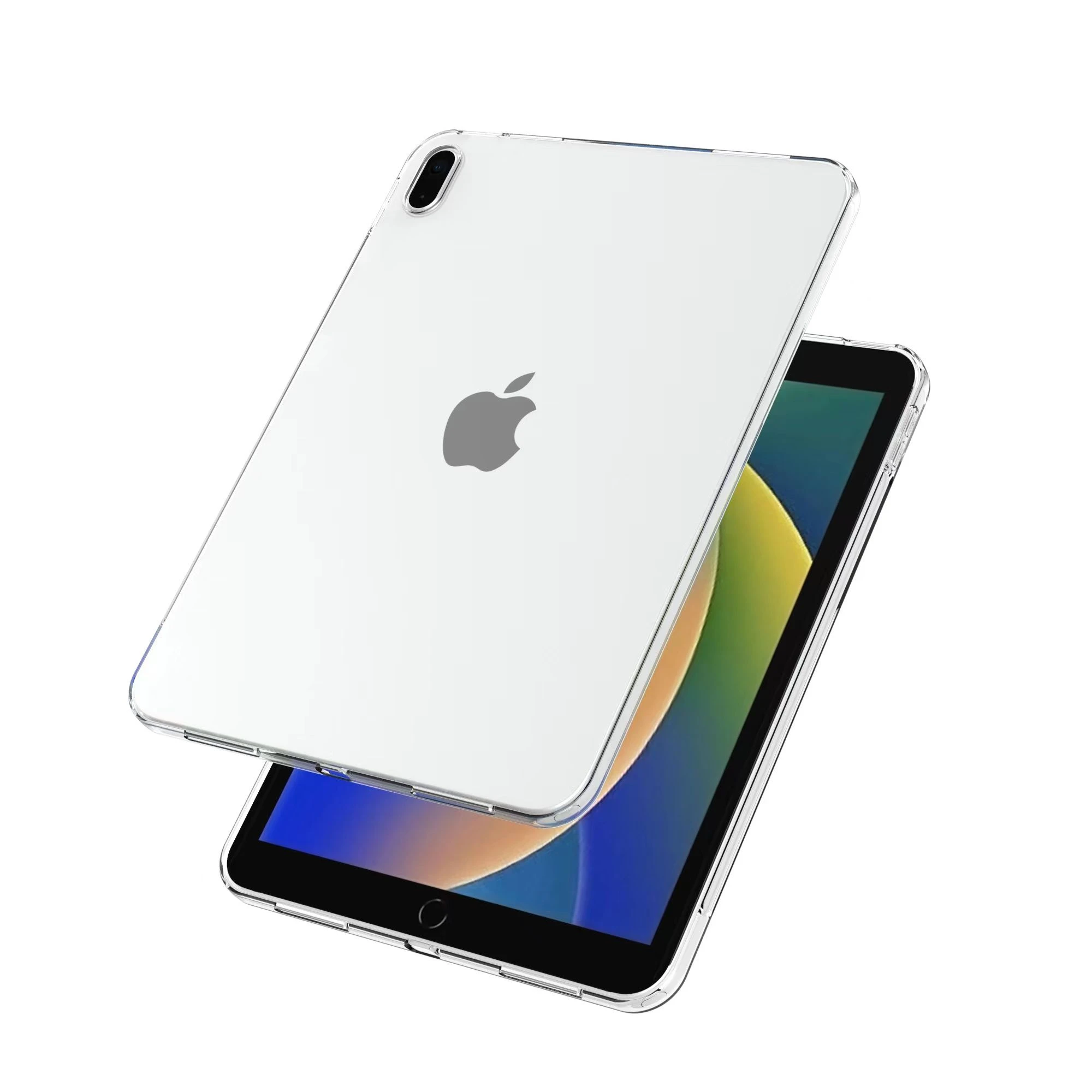 Premium TPU Soft Flexible Clear Tablet Back Case Cover for iPad 7 8 9 10.2 2019 2020 2021