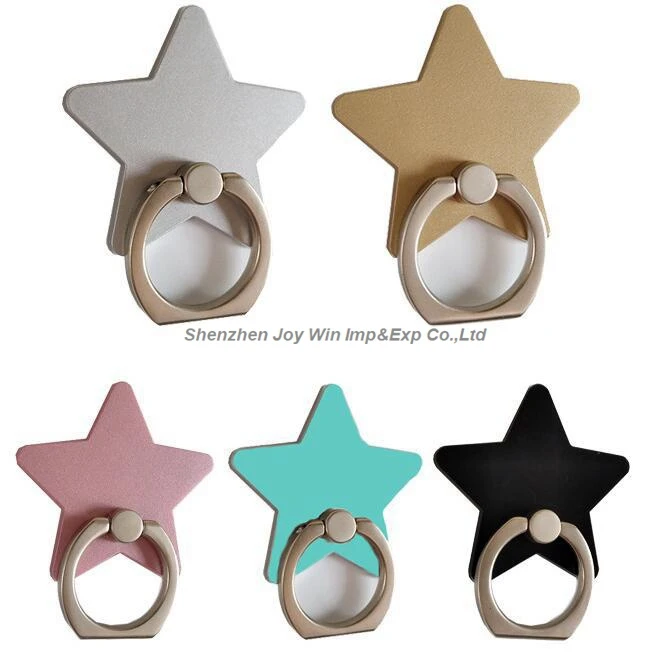 Promotional Star Shape Mobile Phone Ring Hook Phone Holder