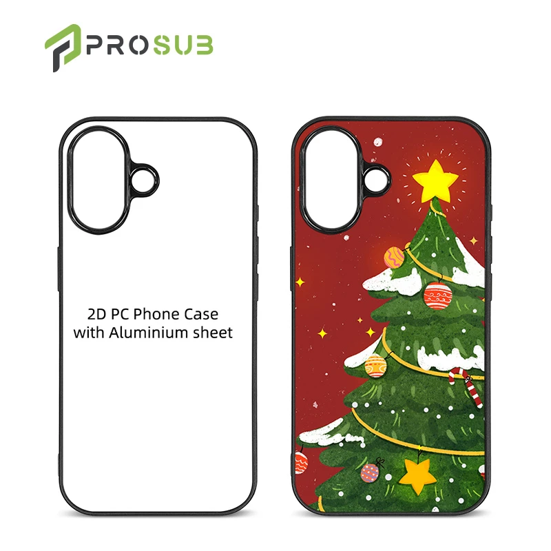 Prosub 2D PC Sublimation Mobile Phone Case with Aluminum Sheet Blank for iPhone 16 Series