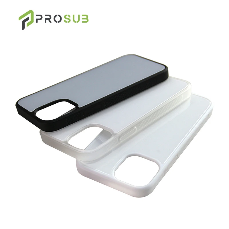 Prosub 2D Sublimation Blank TPU/PC Case for iPhone 12 PRO Max DIY Phone Shell