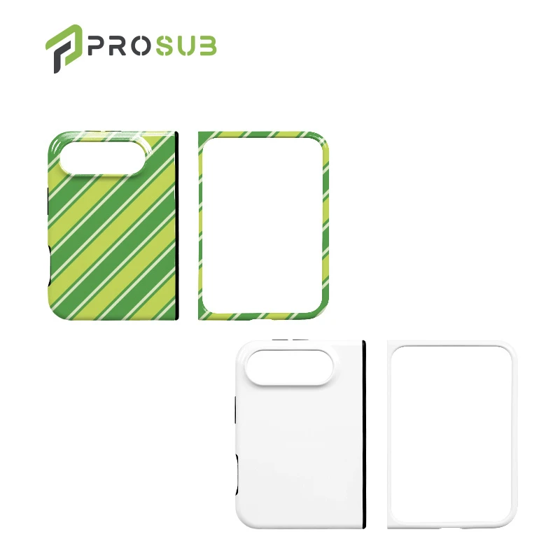 Prosub 3D 2-in-1 Magnetic Sublimation Blank Case for iPhone 18 Duo Foldable Phone Heat Transfer Cover