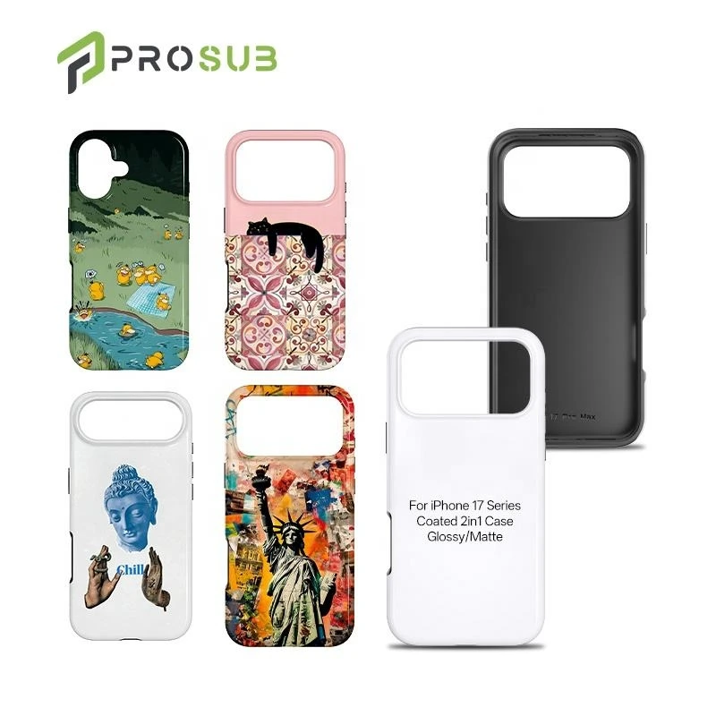 Prosub Customizable 3D Sublimation Blank Case for iPhone 17 PRO Max
