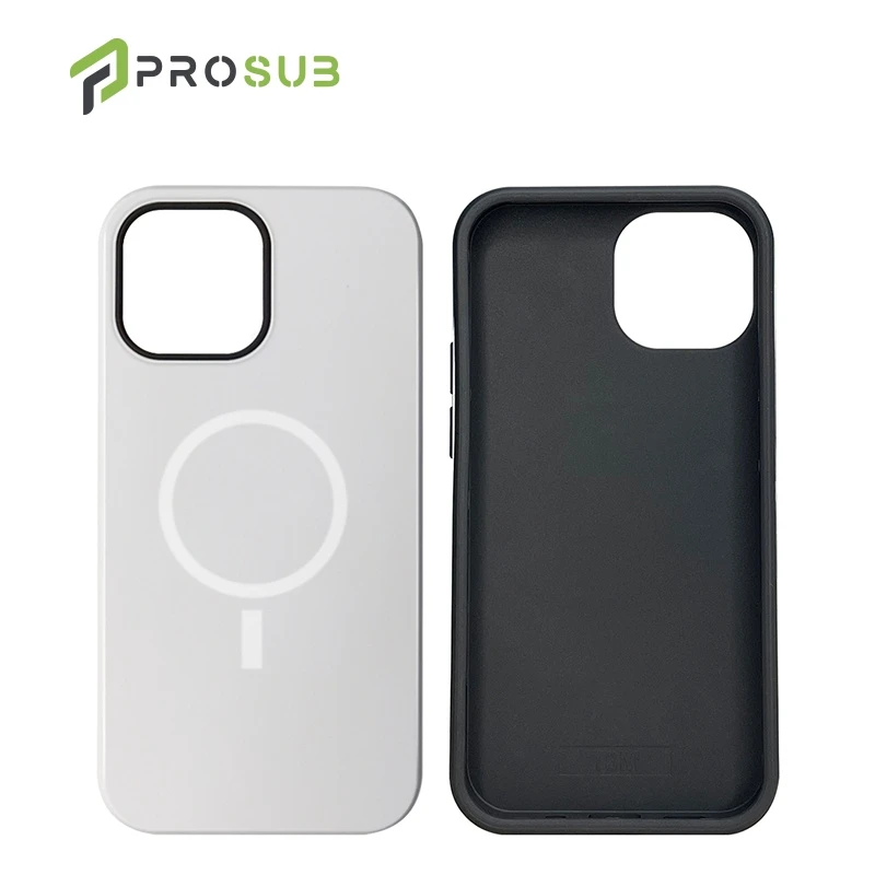 Prosub Sublimation Blank 3D 2-in-1 Coated Magnetic Case for iPhone 13 Series