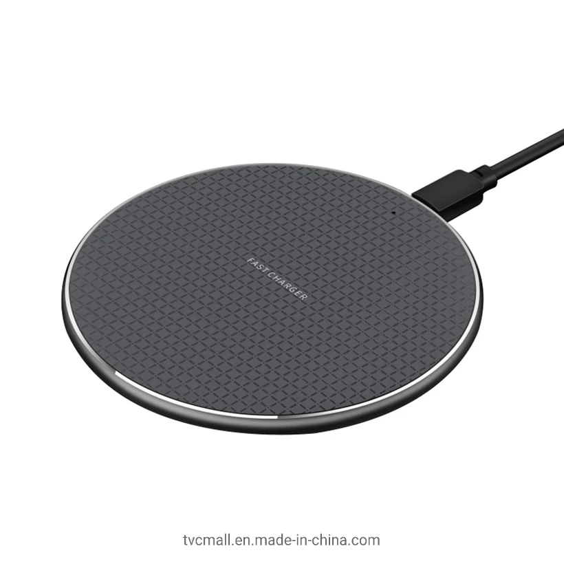 Q25 10W Fast Wireless Charger Qi Smart Lightweight Portable Charging Station for iPhone Series – Black