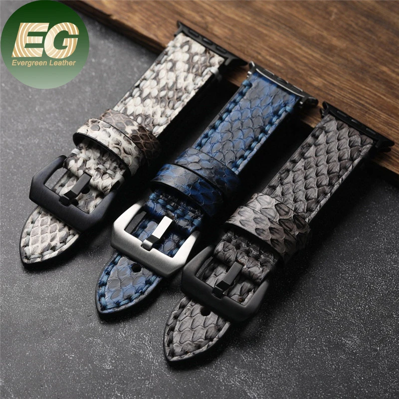 RC70 Luxury Genuine Leather Watch Strap Men’s for Machine Black with Packaging Lot Apple Smart Straps