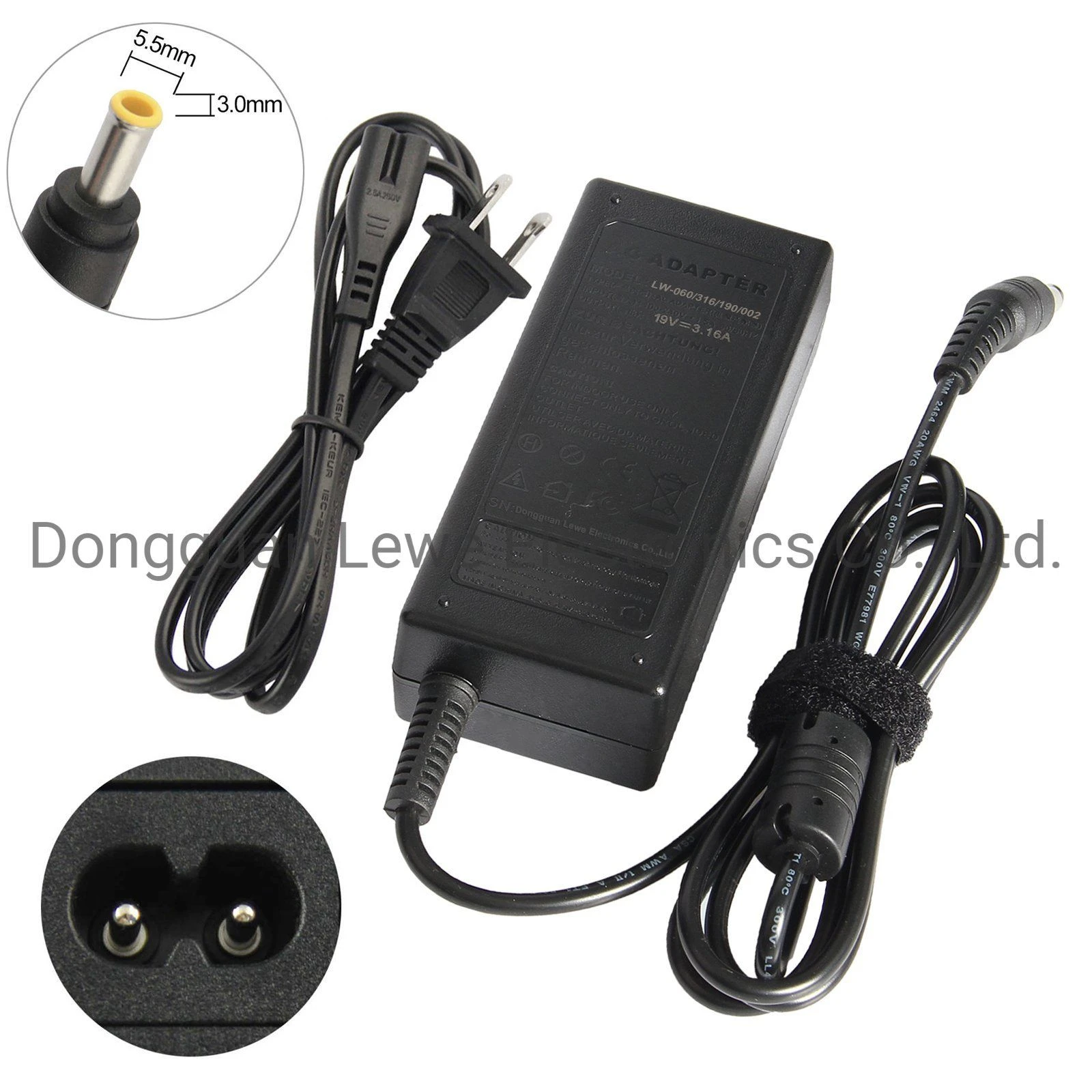 Replace Rechargeable Desktop Adapter Charger for Lenovo HP DELL Asus Acer Toshiba Apple MacBook