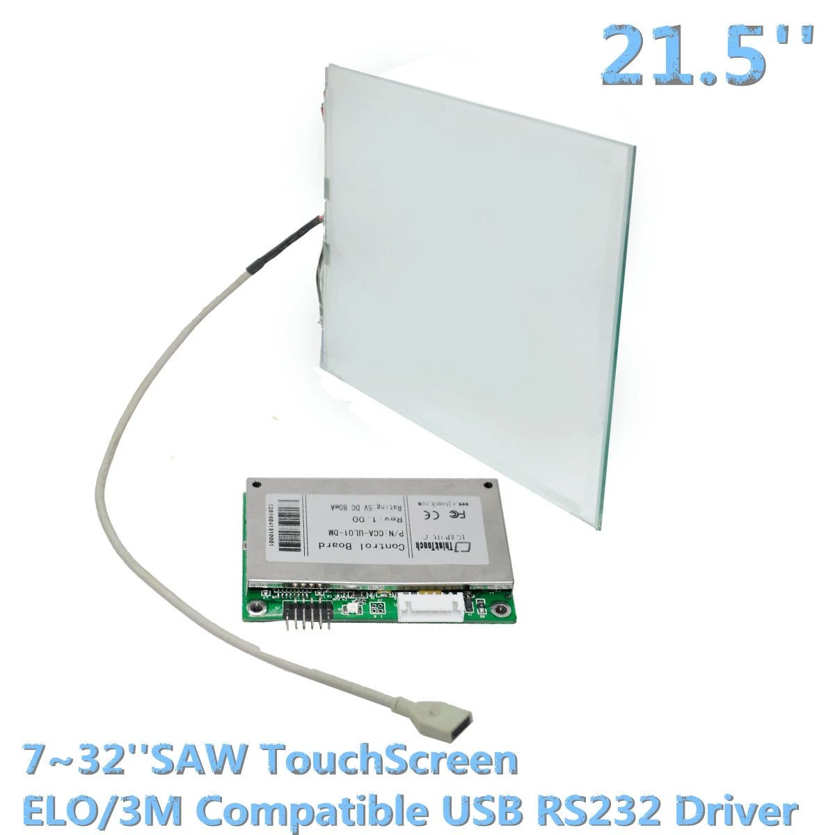 Saw Surface Touch Screen 21.5″ 21.3 inch USB RS232 Touch Panel Kiosk Screen Overlay Kit Industrial LCD Panel Touchscreens