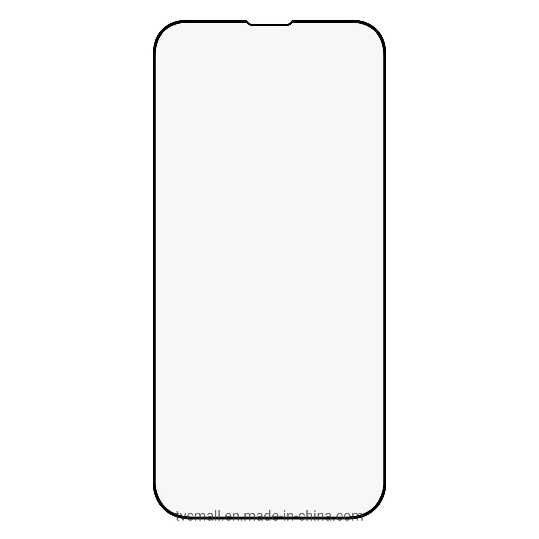 Screen Protective for iPhone 14 6.1 Inch HD Full Cover Tempered Glass Film Full Glue Silk Printing Anti-Shatter Tempered Glass Screen Protector (11D)