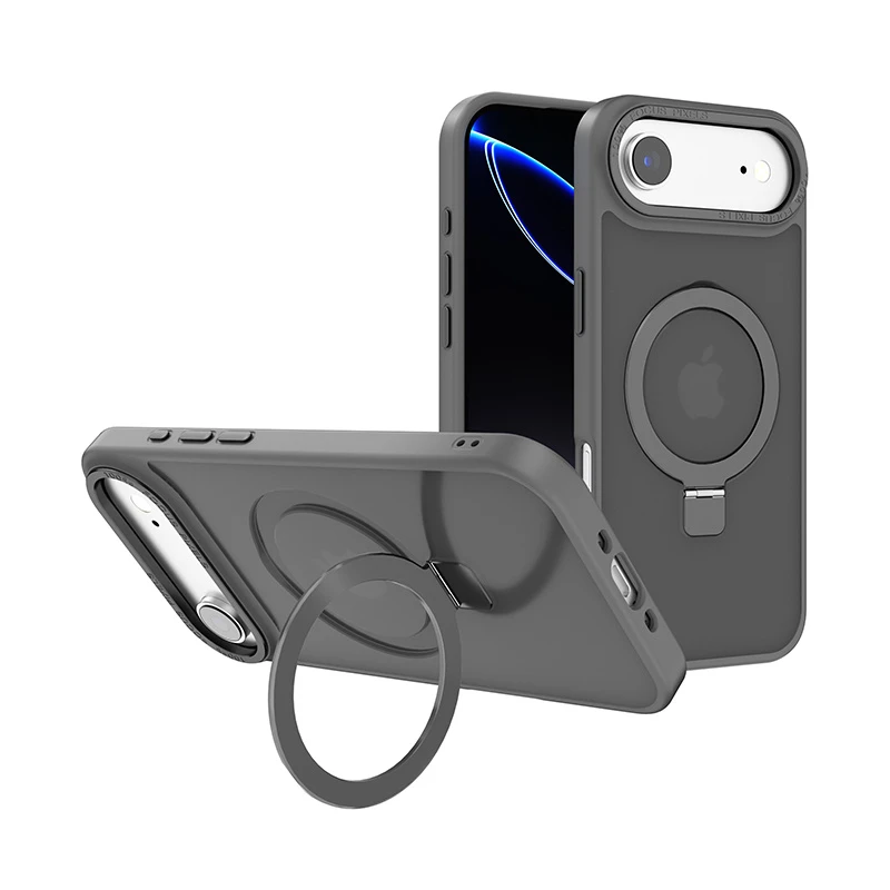 Shockproof Phone Bumper with Magnetic Charging Magnetic Stand Phone Case for iPhone 17 Air