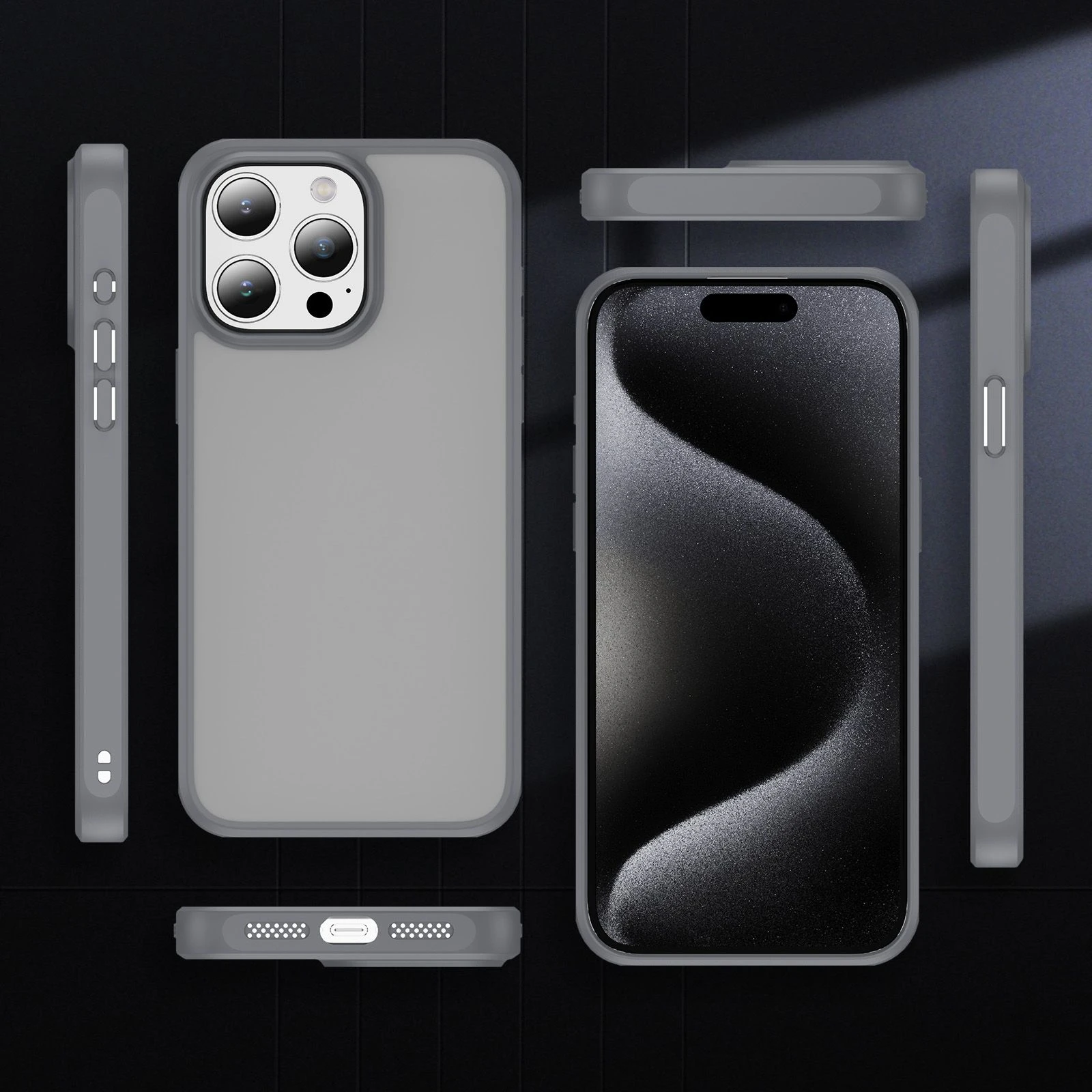 Silicone Phone Holder Luxurious Customization Phone Cover Ultrathin Mobile Phone Case for iPhone 15/15 Plus/PRO/PRO Max