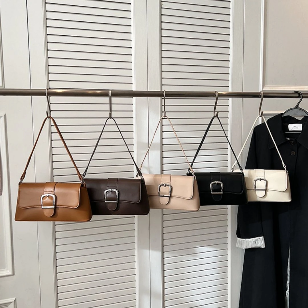 Simple Design Luxury Fashion Apple Leather Handbag Crossbody Bag for Women