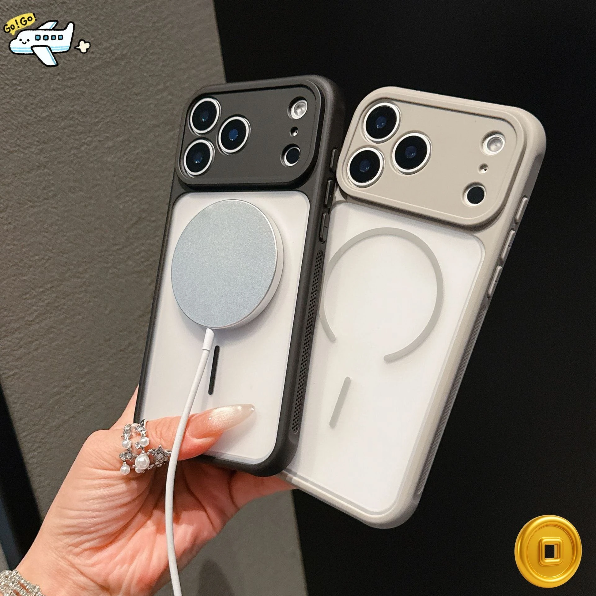 Slim Magnetic Cover with Enhanced Protection Silicone Mobile Phone Case