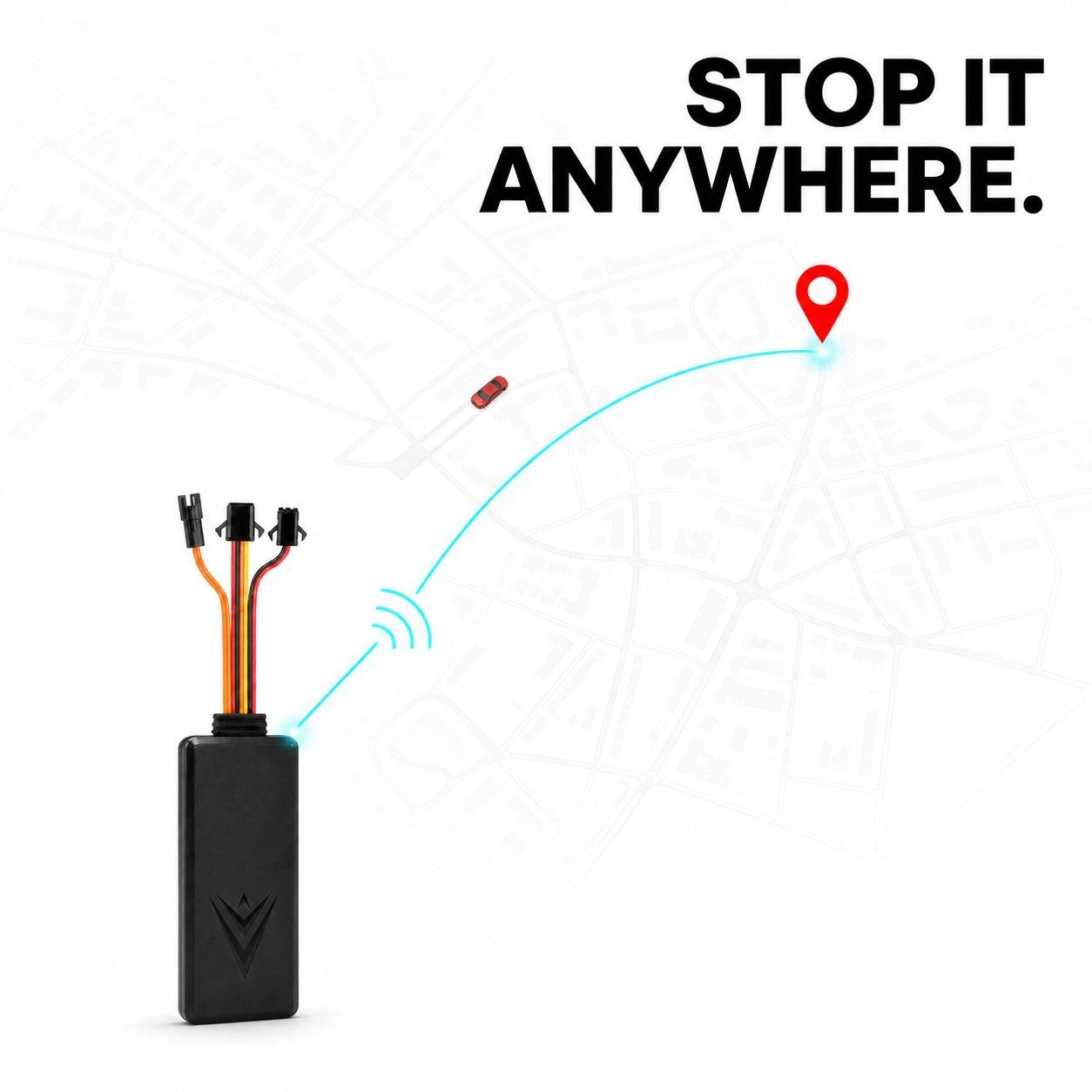 Smart 4G GPS Tracker Acc Detection Door Alarm Sos Remote Fuel Cut