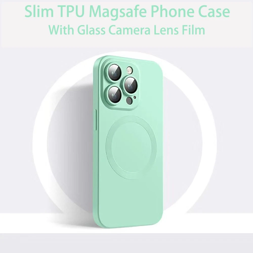 Soft TPU Magsafe Mobile Phone Cover Ihone Case for Iphon 13 14 15 16 PRO Max