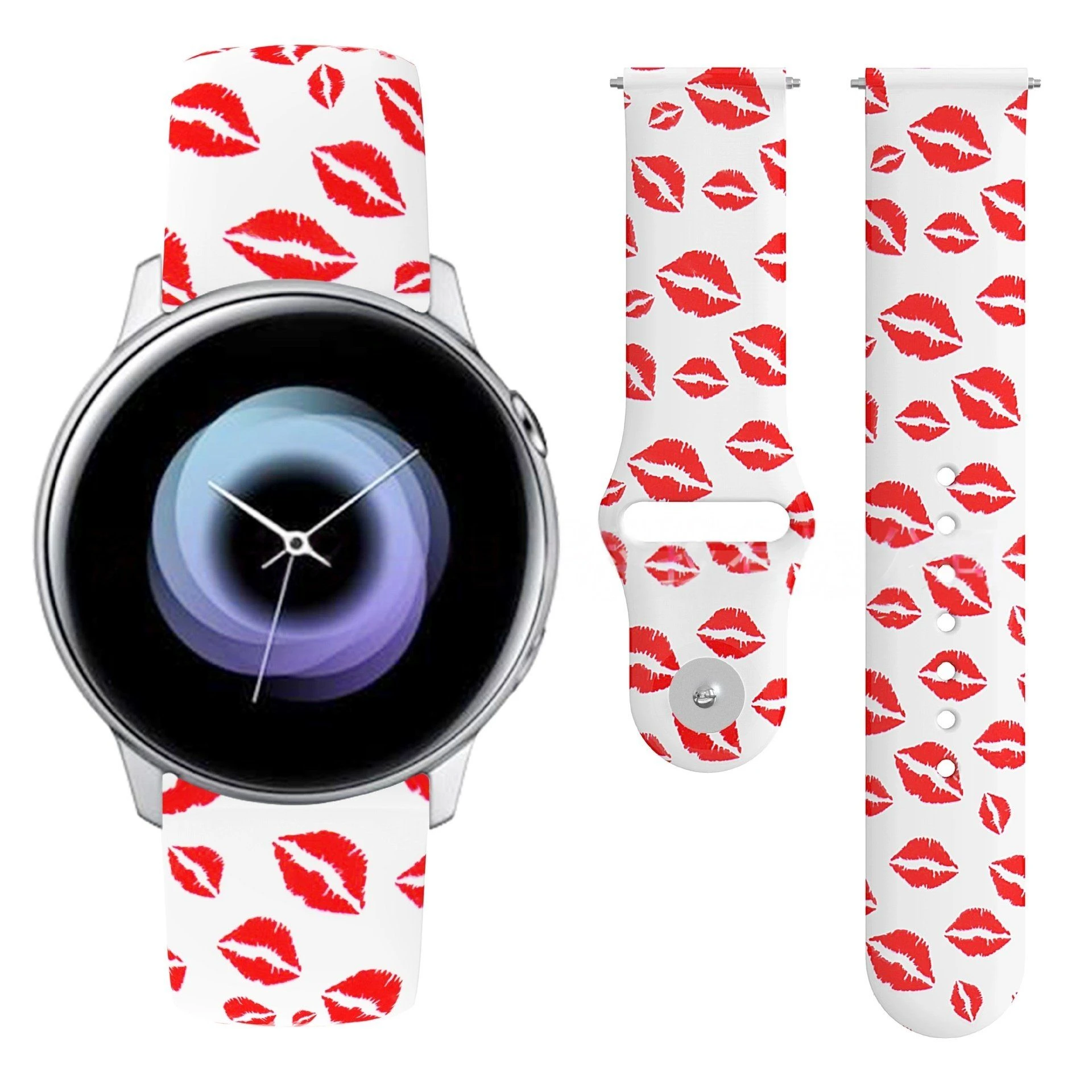 Soft and Durable 20mm Silicone Printed Strap for Xiaomi Watches Band
