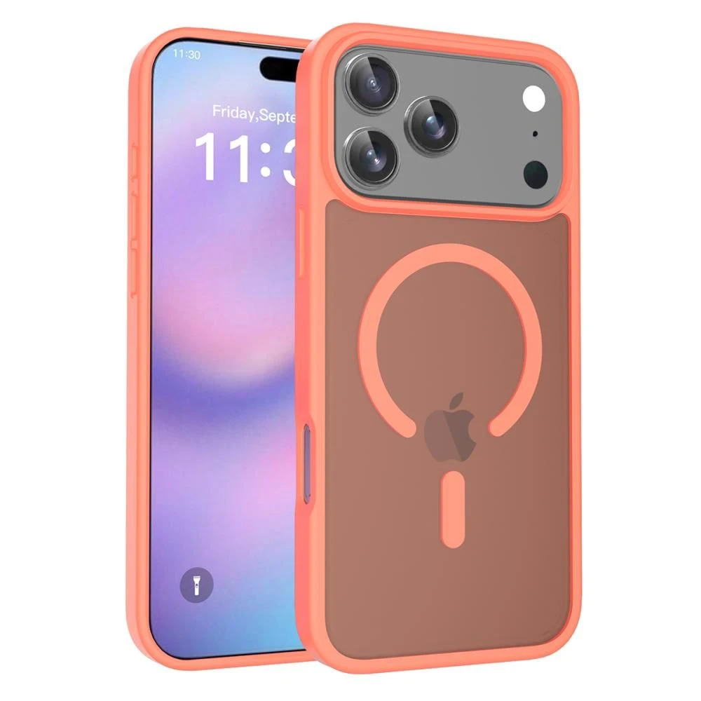 Special Anti-Fingerprint Hybrid I Phone Magnetic Matte Finish Phone Case for 13 14 15 16 17 PRO Max