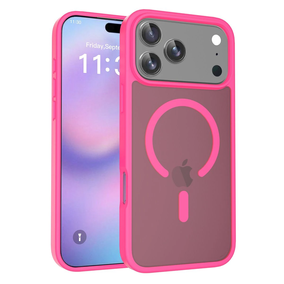 Special Hybrid Matte Finish Anti-Fingerprint Wireless Charging Magnetic Mobile Phone Case for I Phone 13 14 15 16 17 PRO Max