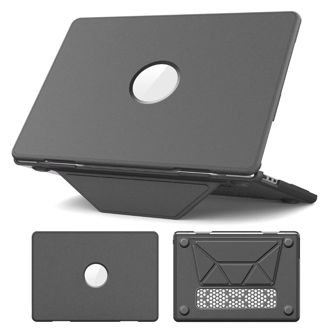 Stand Laptop Protective Case Business Cover Protective Case for Mac Book Air 13.6 2022/2024/2025