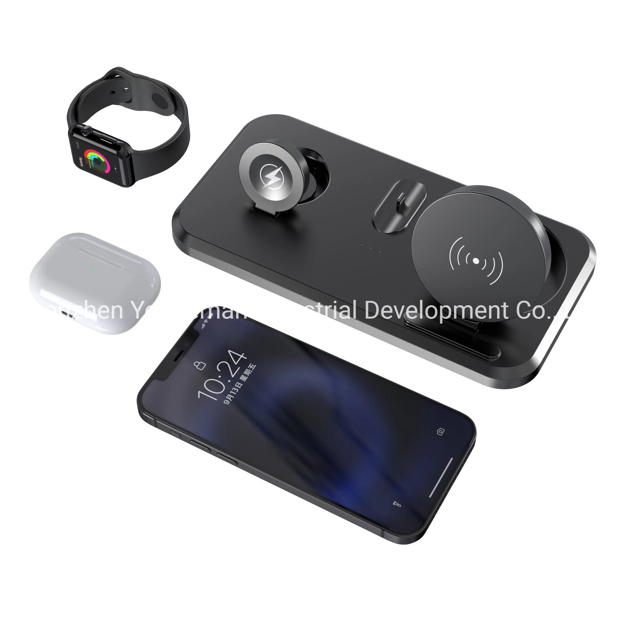 Supplier Headset Watch Mobile 3 in 1 Smart Phone Wireless Charger China Factory