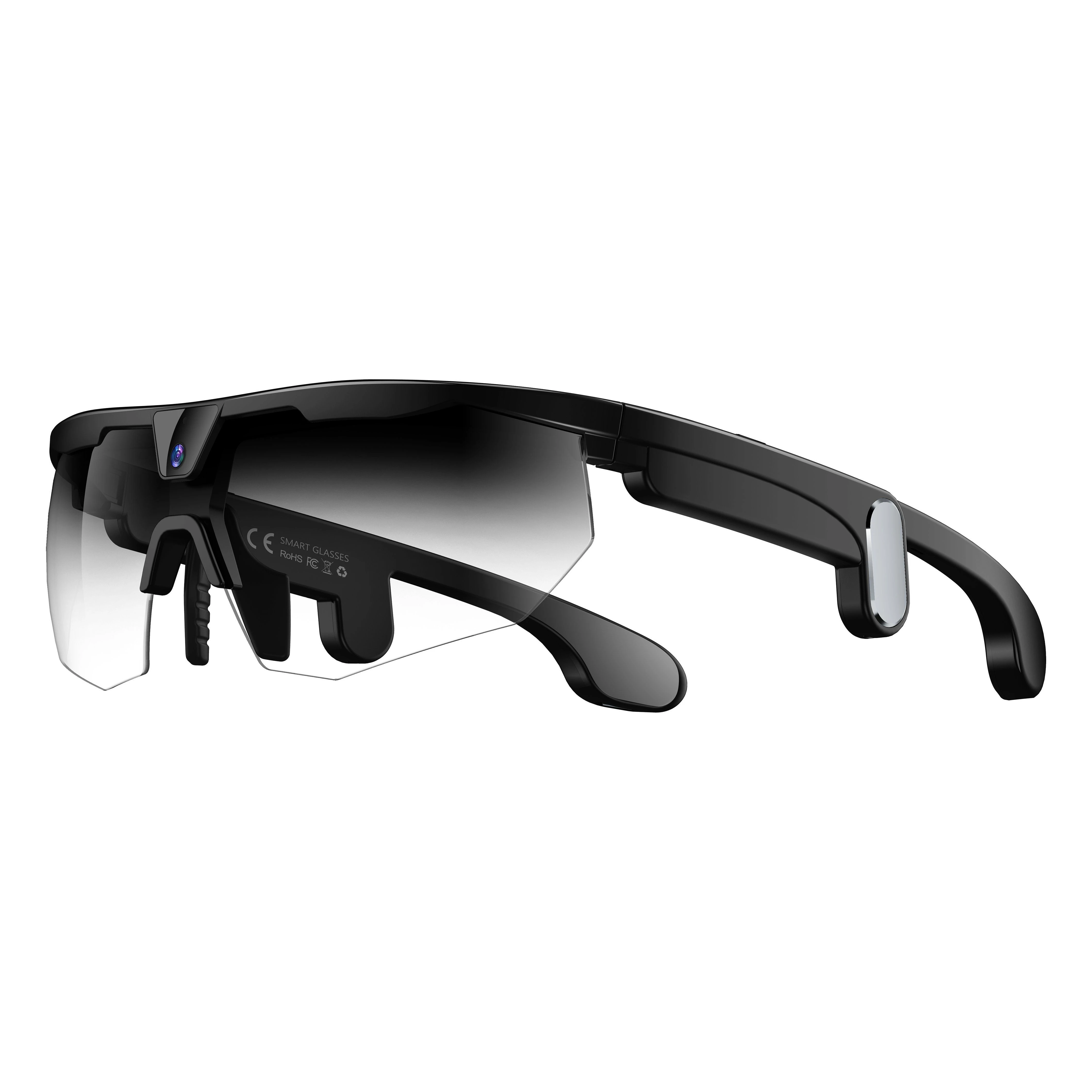 The Best UV400 Bluetooth Audio Intelligent Ai Smart Running Eyewear with Sony Camera 8MP Translation