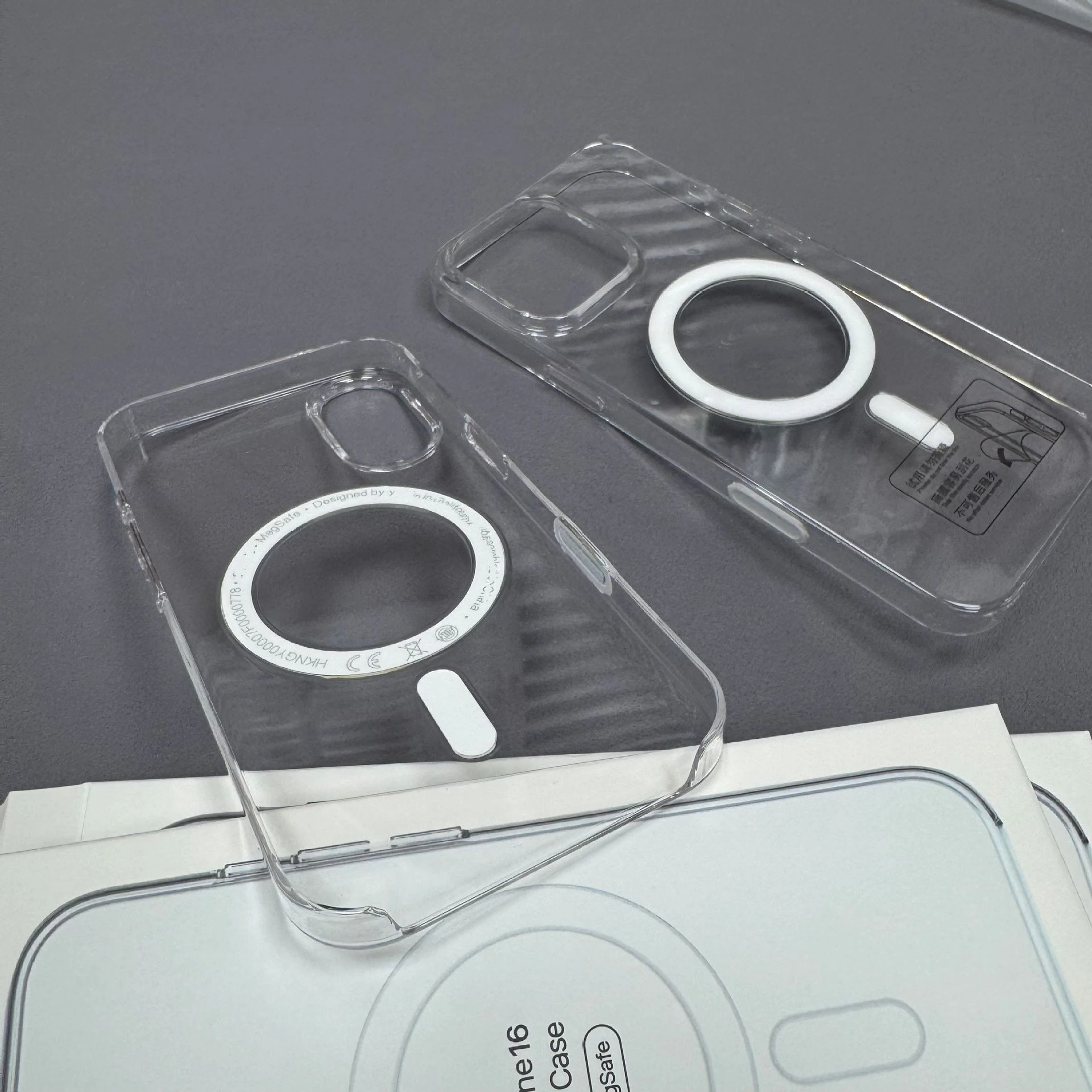 Top Quality 1: 1 Clear Magsafe Magnetic Phone Case Phone Cover for 18PRO Max 17PRO Max 16PRO Max