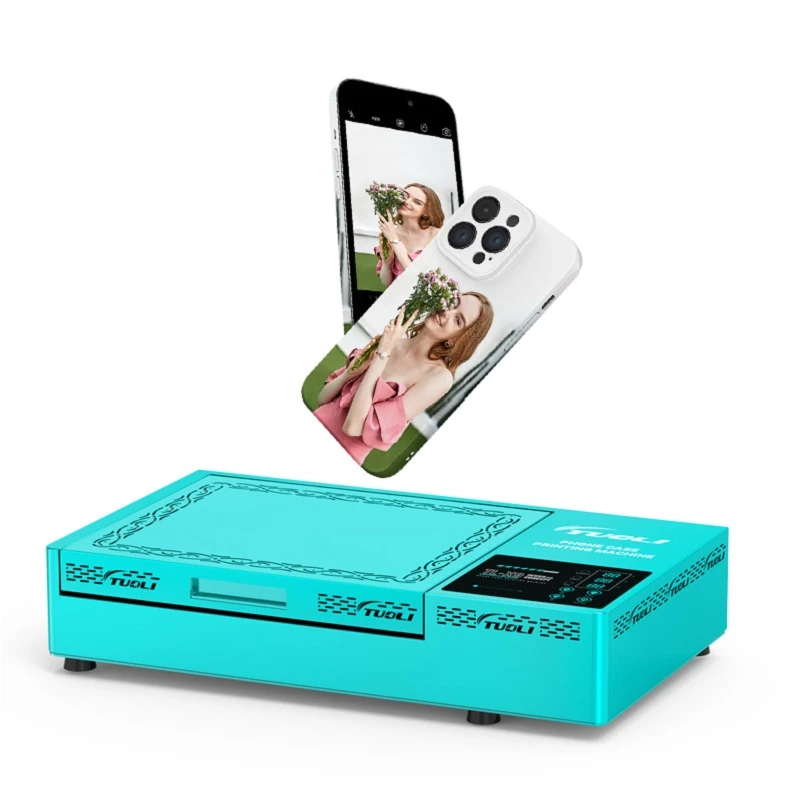 Tuoli 3D Sublimation Photo Printing Mobile Phone Back Cover Case Making Machine for iPhone Samsung Huawei Oppo Xiaomi
