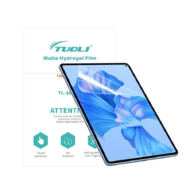 Tuoli Custom Logo 11 Inch Tablet I Pad Screen Protectors Anti-Scratch Matte TPU Hydrogel Film for Mobile Phone Accessories Store