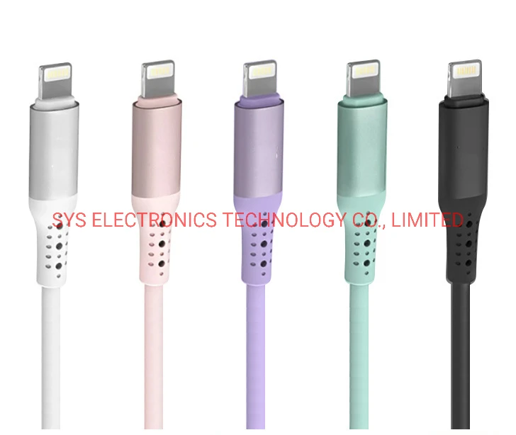 USB C to Lightning Silicone Cable for iPhone