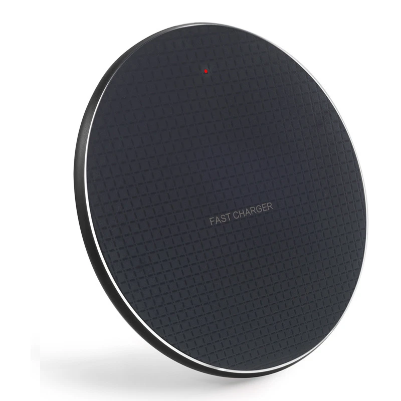 Ultra-Slim 10W Qi Wireless Charger for Fast Smartphone Charging