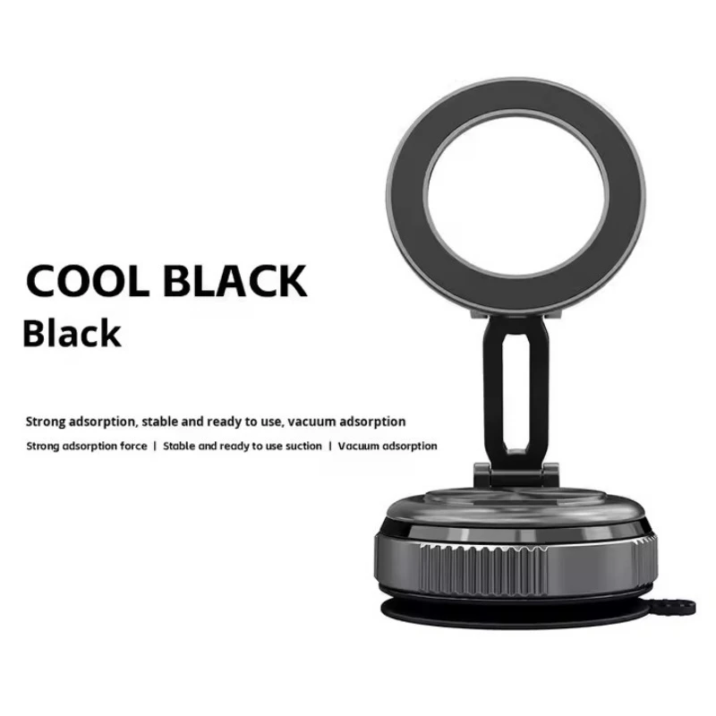 Ultra Slim Aluminum Magsafe Car Mount Magnectic Car Phone Holder Vacuum Adsorption