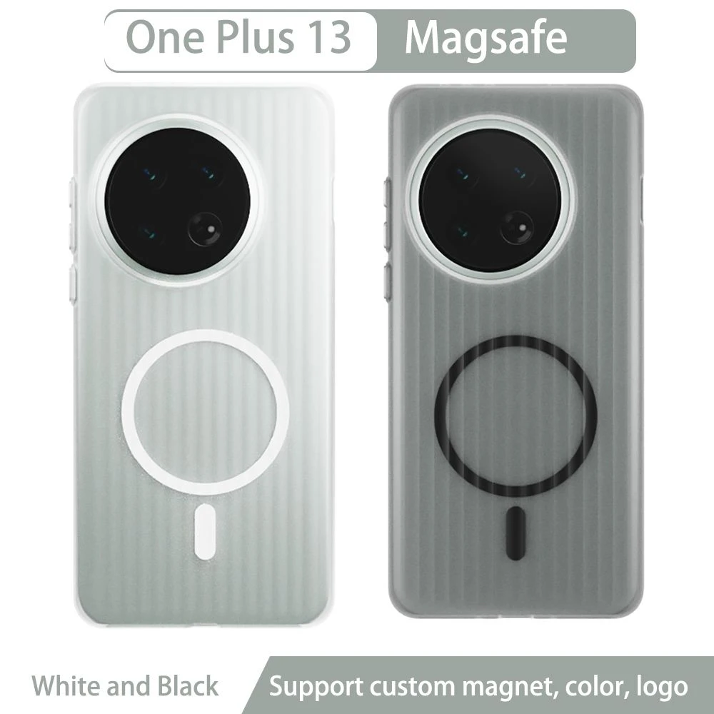Ultra-Thin Mobile Accessories Skin Covers Semi-Transparent Iphon 14 15 16 17 One Plus 12 13 Magsafe Mobile Phone Case
