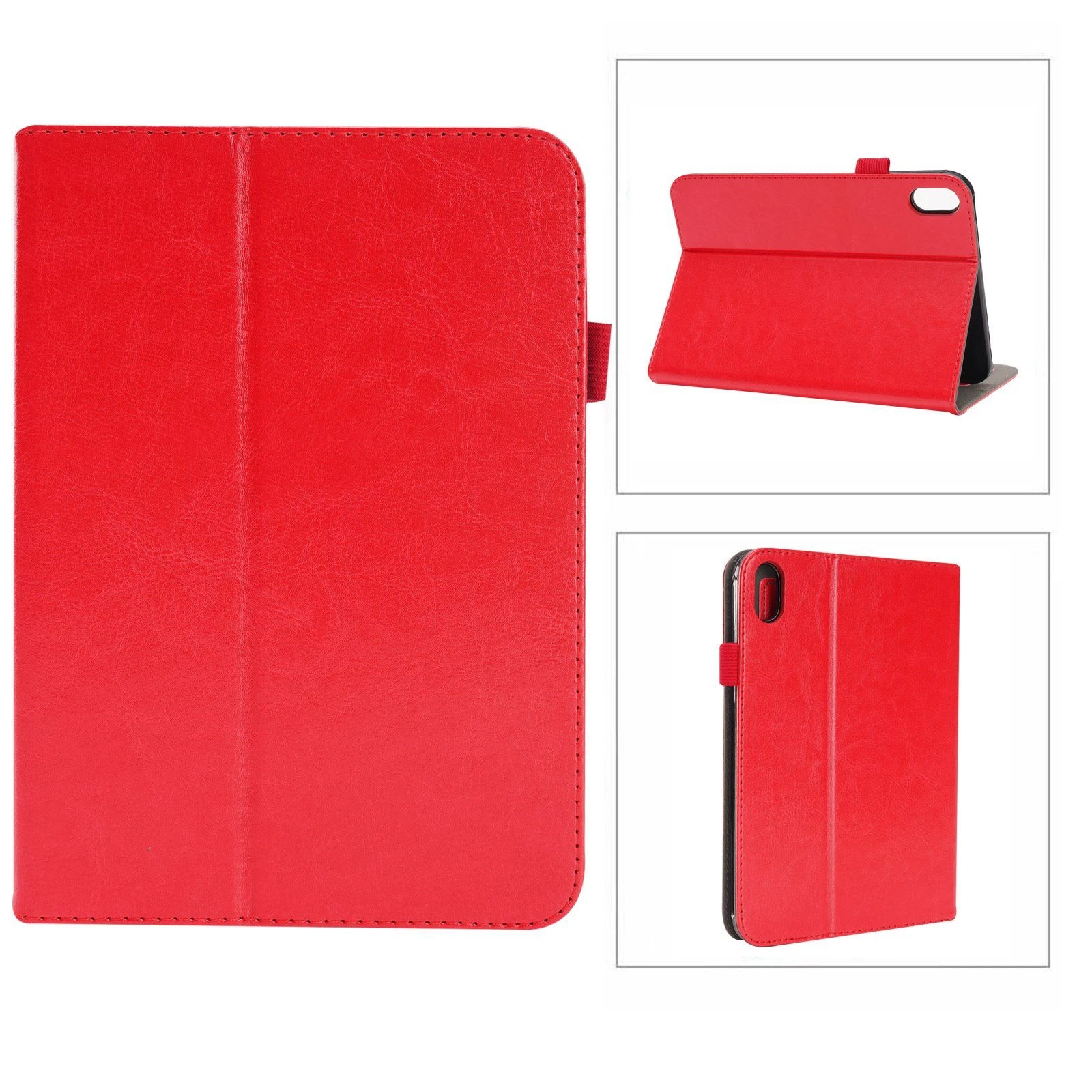 Vintage Water Grain PU Wallet Tablet Case for iPad Mini 6 Mini 7 8.3 Inch with Card Slot