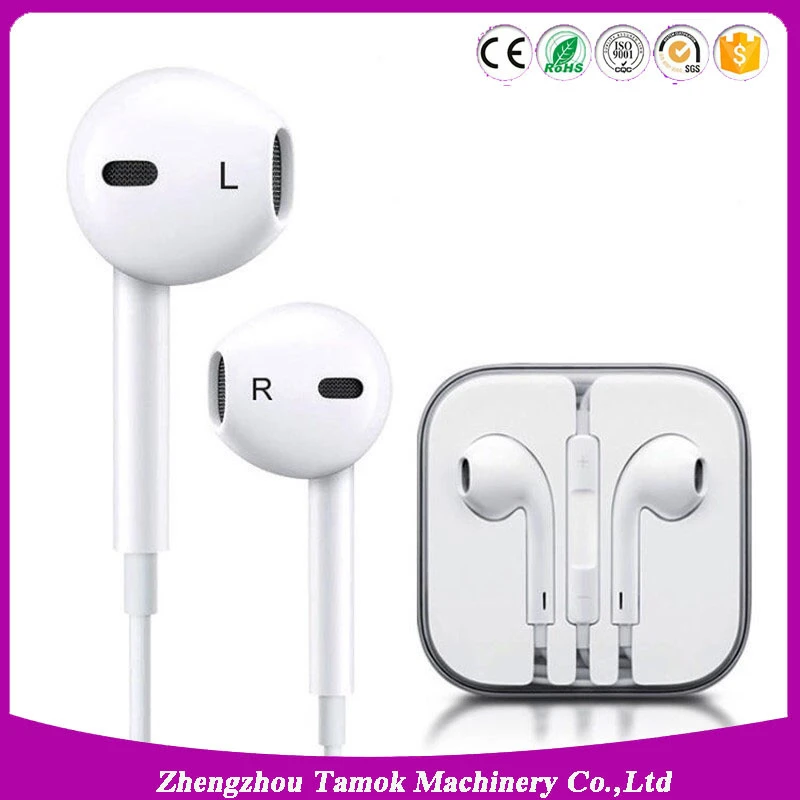 Wholesale 3.5mm Connector Headphone in-Ear Wired Earphone for iPhone Android