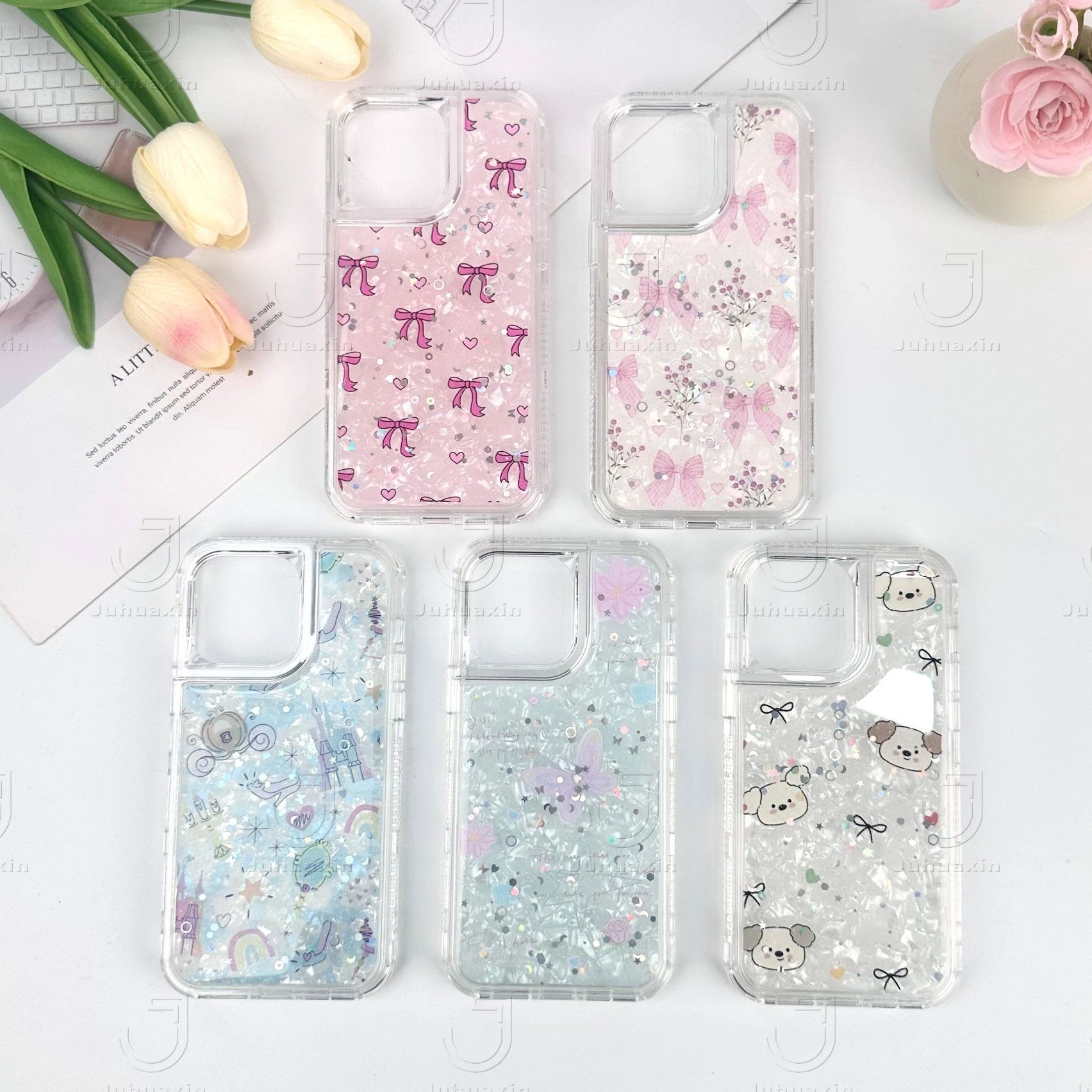 Wholesale Anti-Slip Ring Stand Kickstand Cellphone Cover Shockproof Mobile Phone Case for iPhone 15 14 13