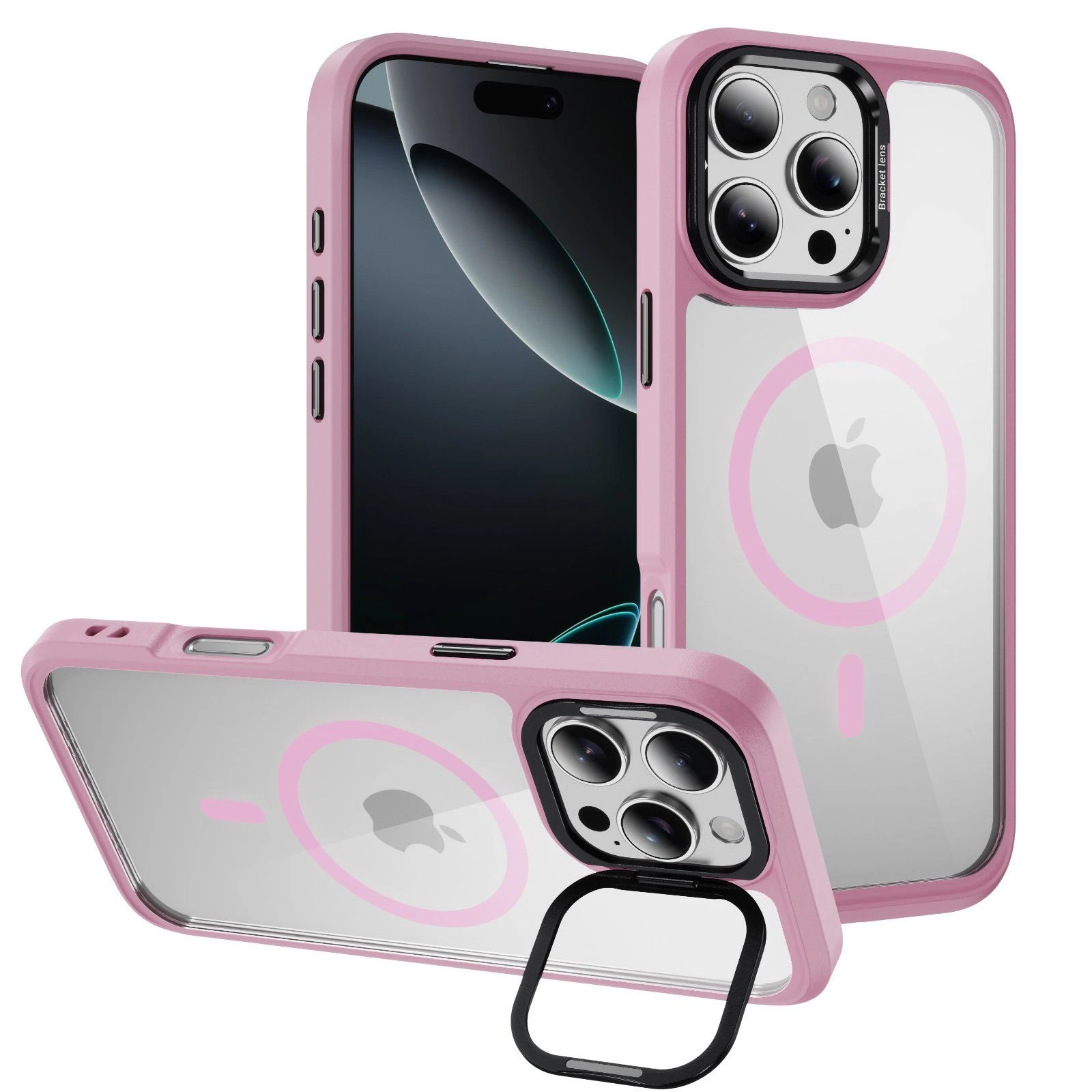 Wholesale Magnetic Cover with Phone Holder Phone Cover for iPhone 16 PRO Max