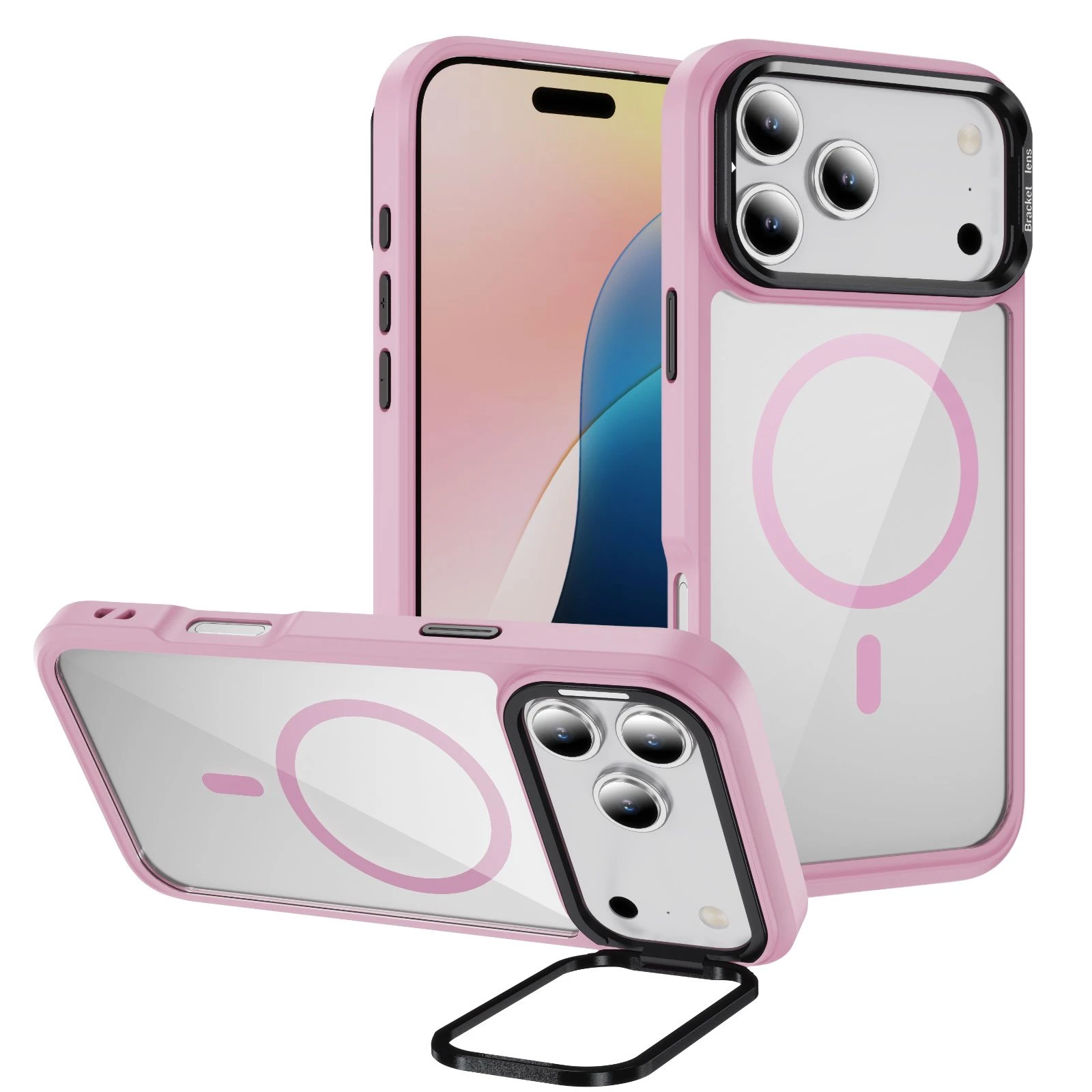 Wholesale Magnetic Cover with Phone Holder Phone Cover for iPhone 17 PRO Max