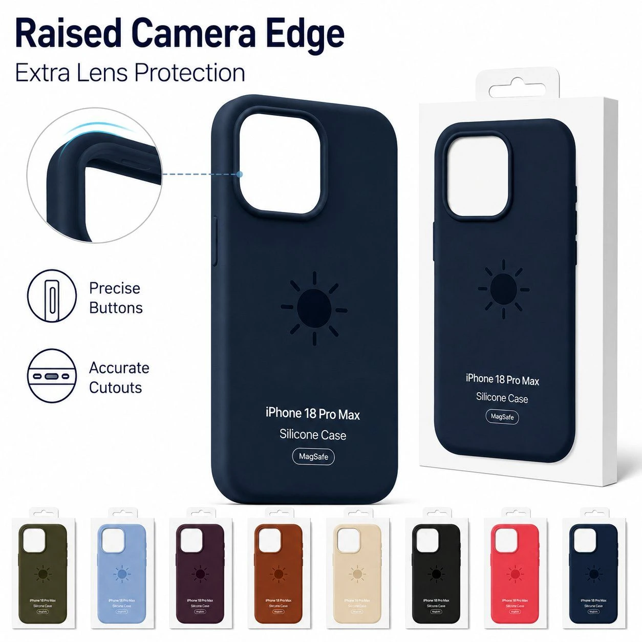 Wholesale Magsafe Liquid Silicone Phone Case with Ai Button for iPhone 16 17 18 PRO Max
