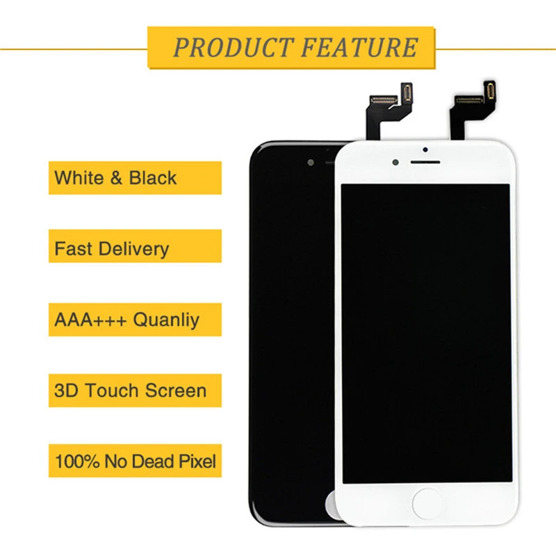 Wholesale Mobile Phone Display for iPhone 6s with Touch Screen Complete