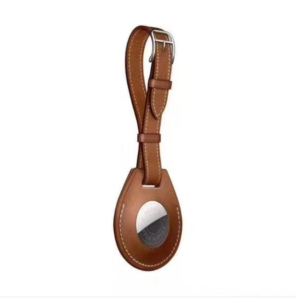 for Airtag Leather Case Protector Loop Case